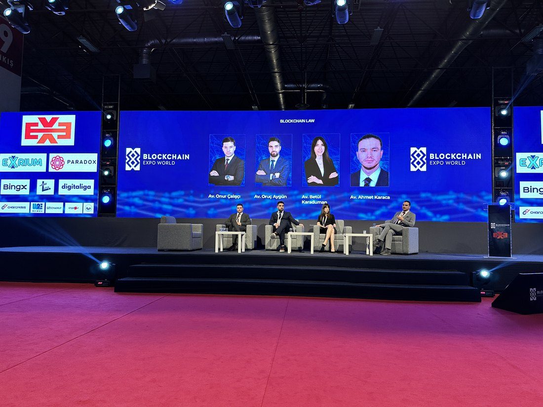 Lexin Legal partners on the Blockchain Law panel at Blockchain Expo World in Istanbul