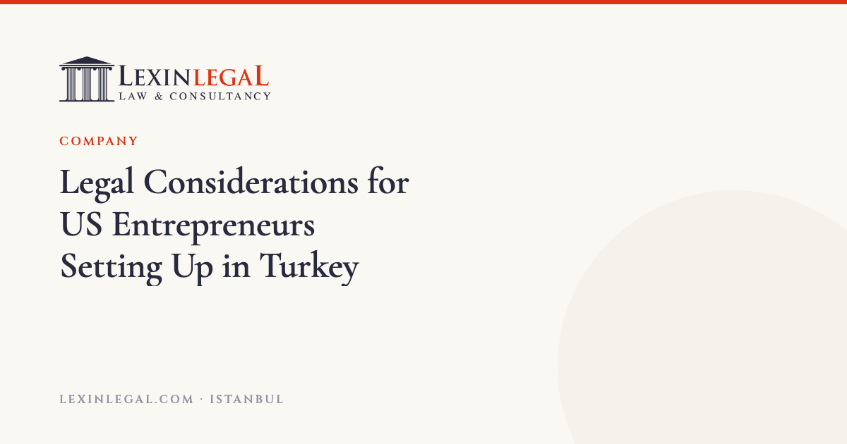 Starting a Company in Turkey: US Founder Guide | Lexin Legal